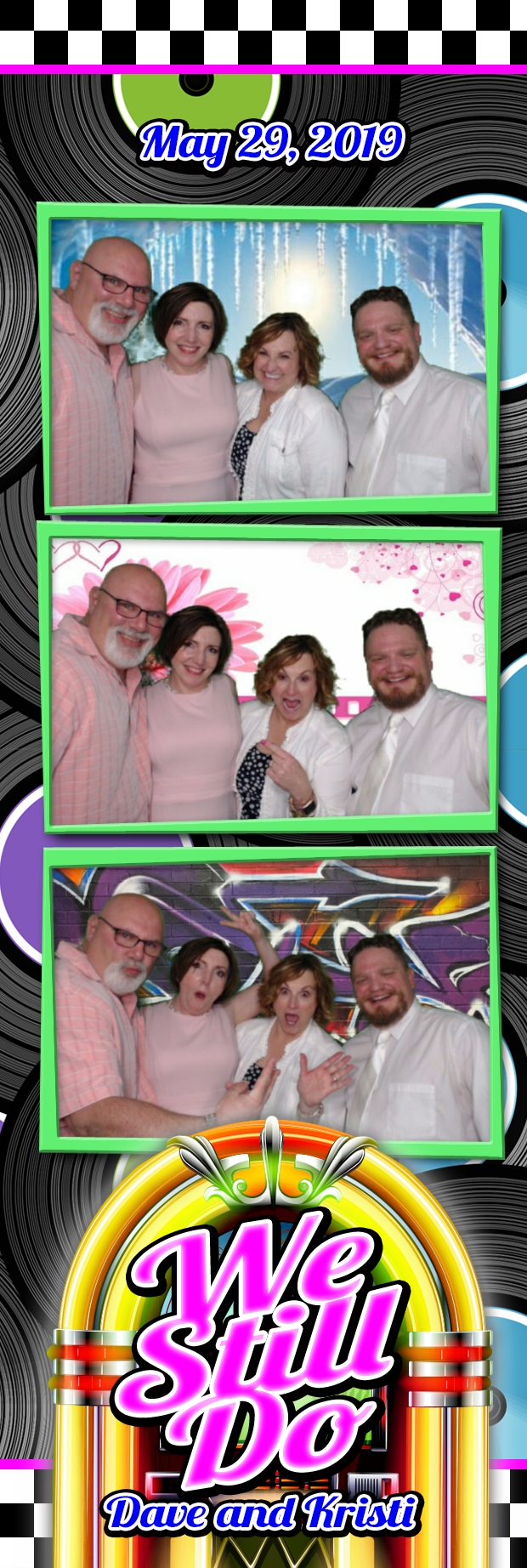 Dave and Kristi's Vow Renewal | View more photos from the event at gallery.photoboothbillings.com/u/PhotoBoothBillings/Dave-and-Kristis-Vow-Renewal